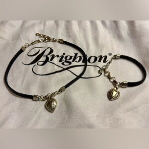 Brighton Leather Necklace and Bracelet